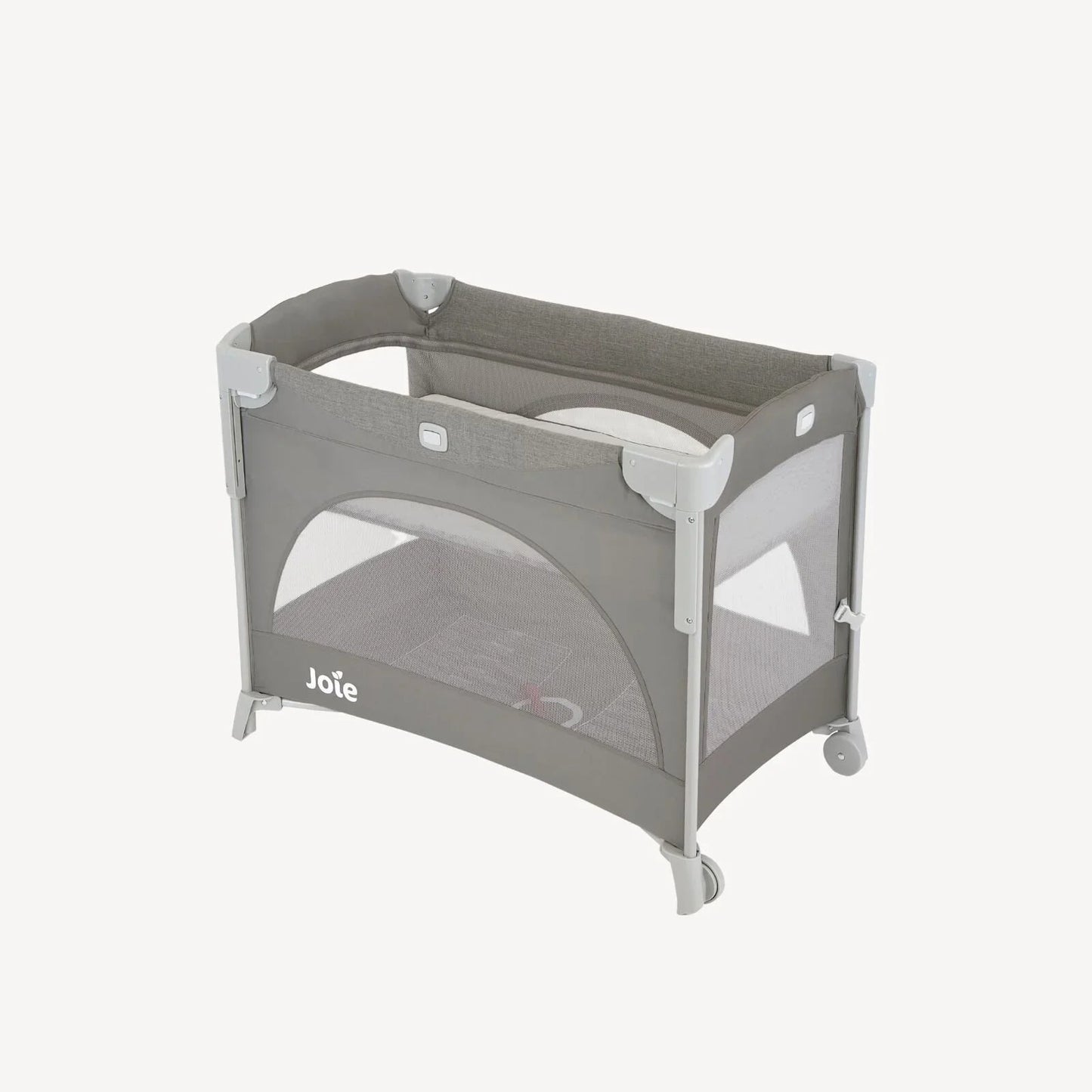 Joie Kubbie Sleep Bedside Travel Cot - Foggy Grey - mezetto ebebek ebebek