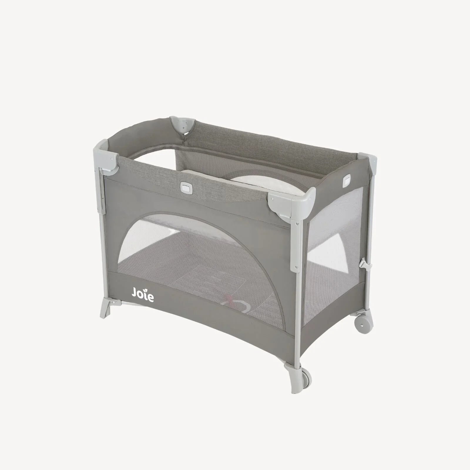 Joie Kubbie Sleep Bedside Travel Cot - Foggy Grey - mezetto ebebek ebebek