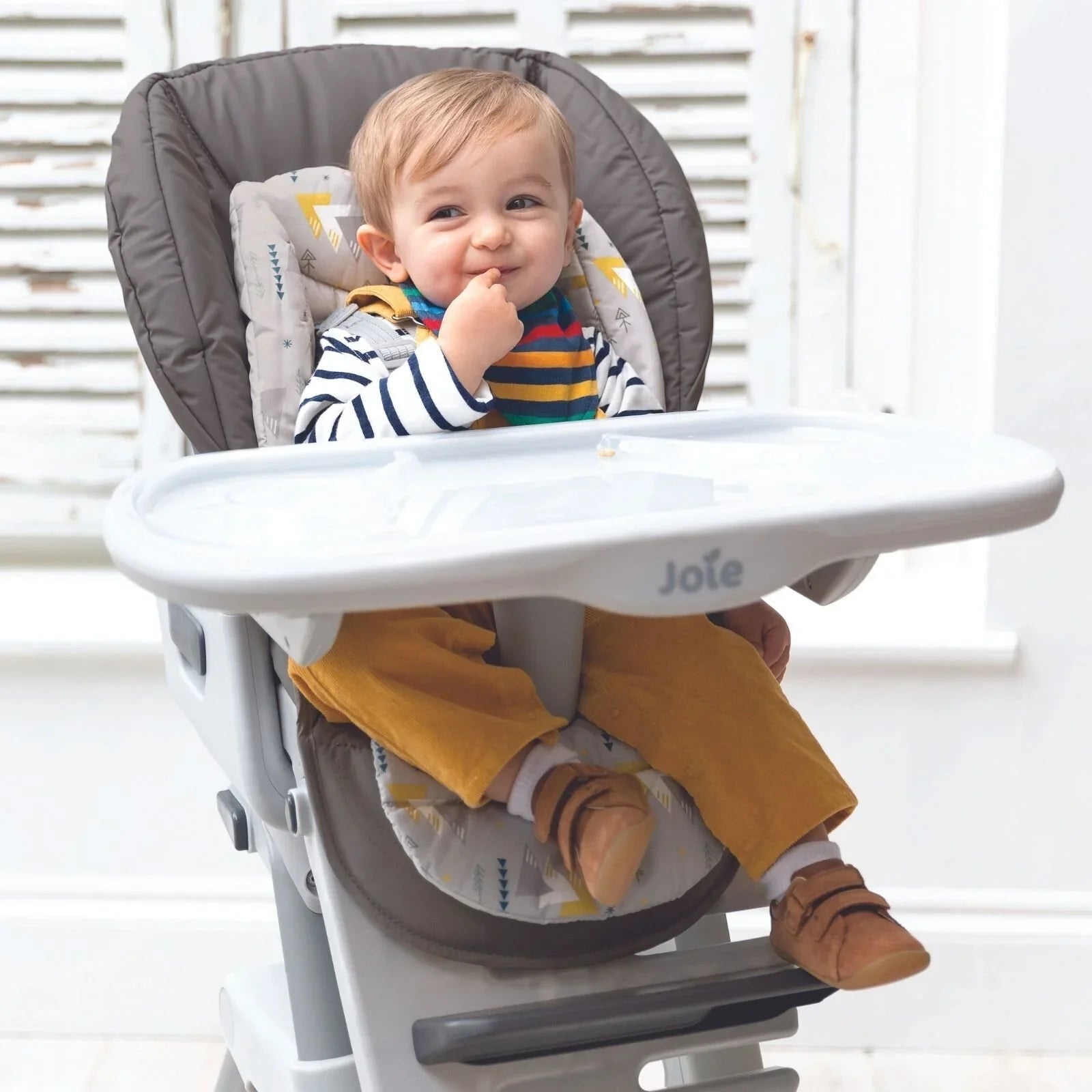 Joie Mimzy Spin 3 - in - 1 Highchair - Geometric Mountains - mezetto ebebek ebebek