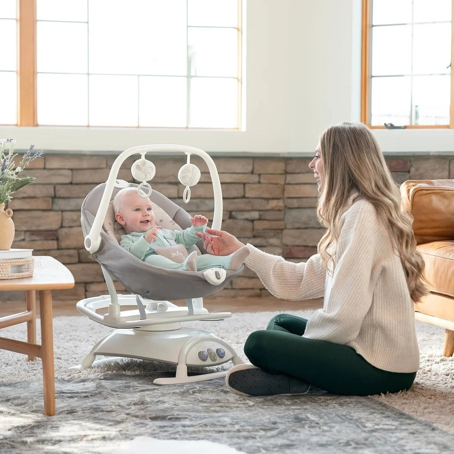 Joie Sansa 2 - in - 1 Rocker & Soother - Cosmo Tan - mezetto ebebek ebebek