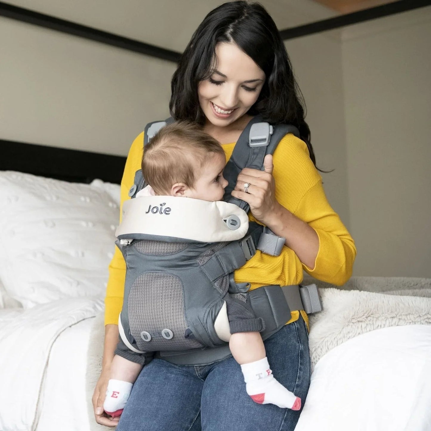 Joie Savvy Baby Carrier - Black Pepper - mezetto ebebek ebebek