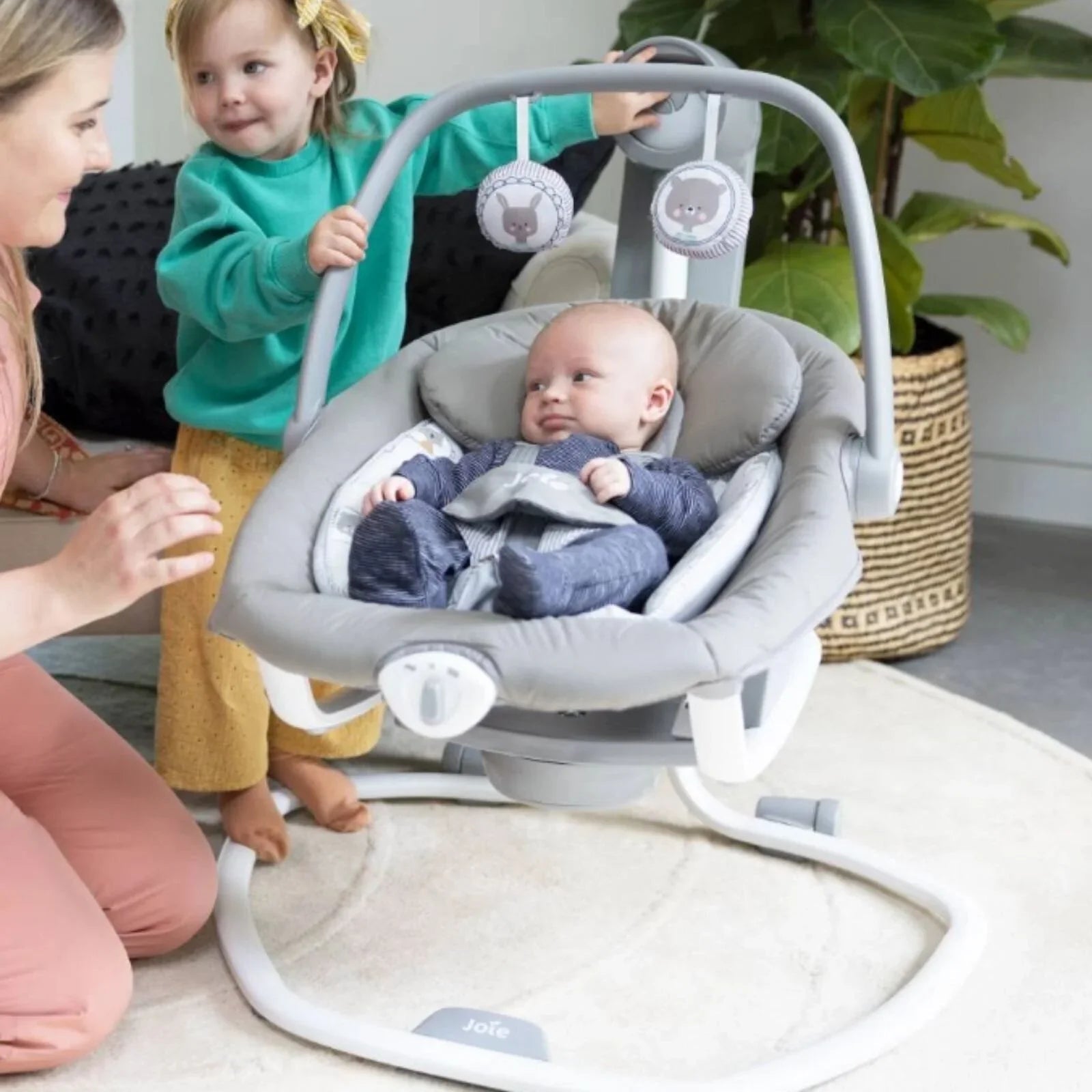 Joie Serina 2 - in - 1 Swing - Cosmo Grey - mezetto ebebek ebebek
