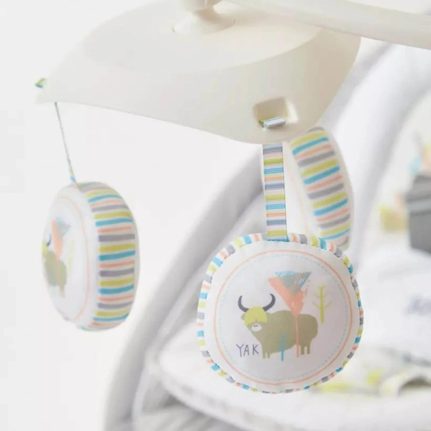 Joie Serina Swivel Baby Swing - Nature's Alphabet - mezetto ebebek ebebek