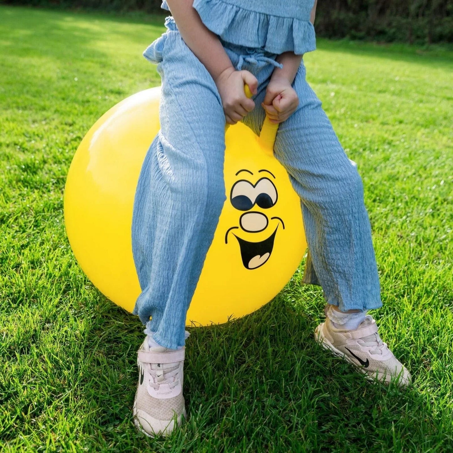 Jump 'N' Bounce Smiley Hopper 50cm - Yellow - mezetto ebebek ebebek