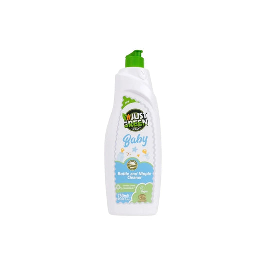 Just Green Organic Baby Bottle & Nipple Cleaner 750ml - mezetto ebebek ebebek
