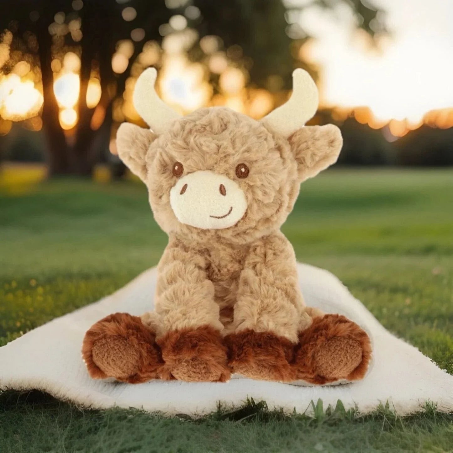 Keeleco Baby Hamish Highland Cow 25cm - mezetto ebebek ebebek