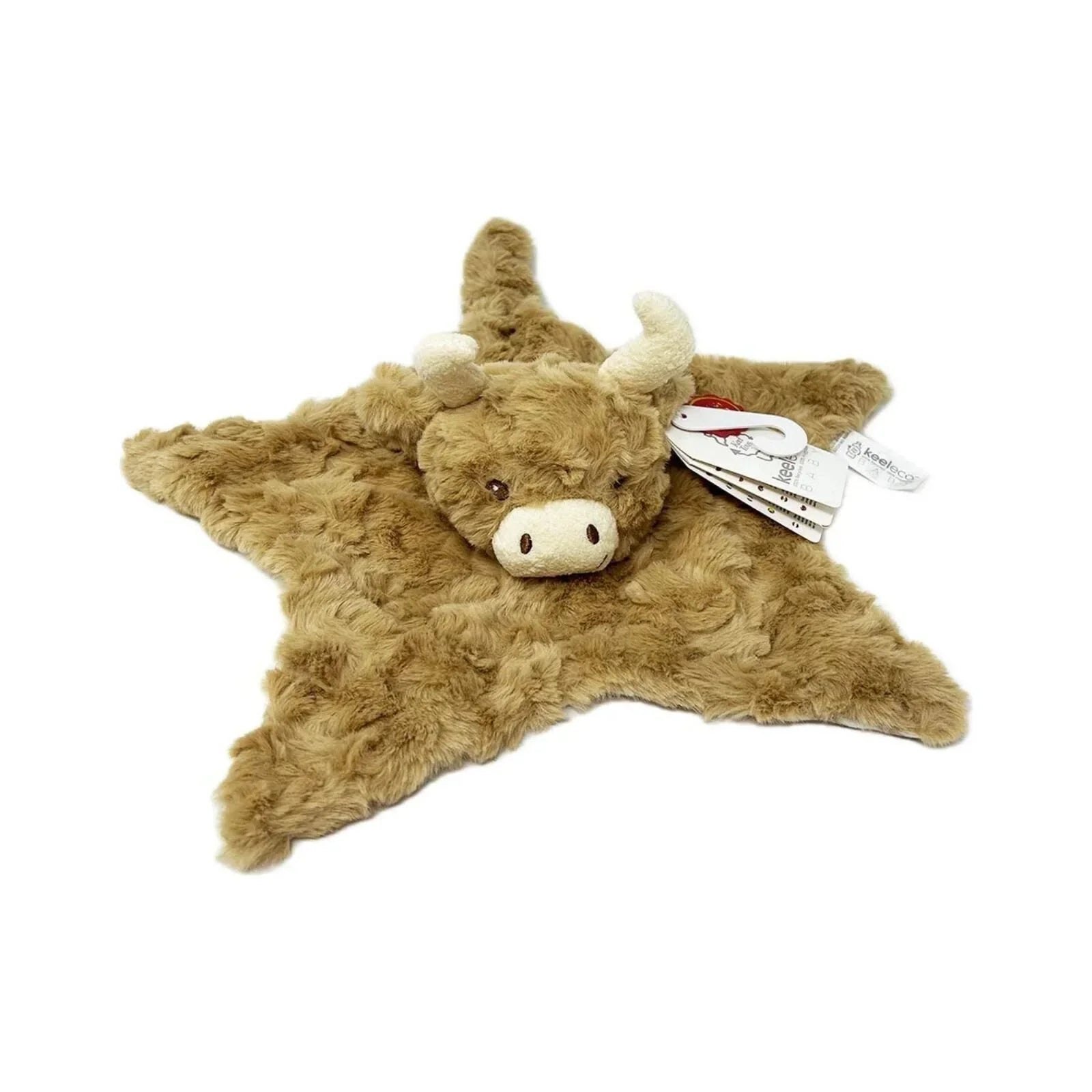 Keeleco Baby Hamish Highland Cow Blanket 32cm - mezetto ebebek ebebek