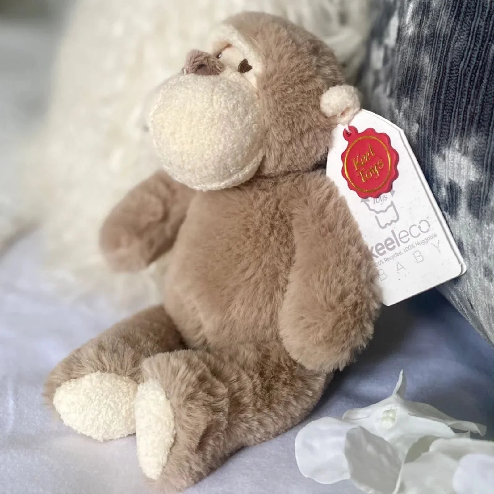 Keeleco Baby Marcel Monkey 14cm - mezetto ebebek ebebek
