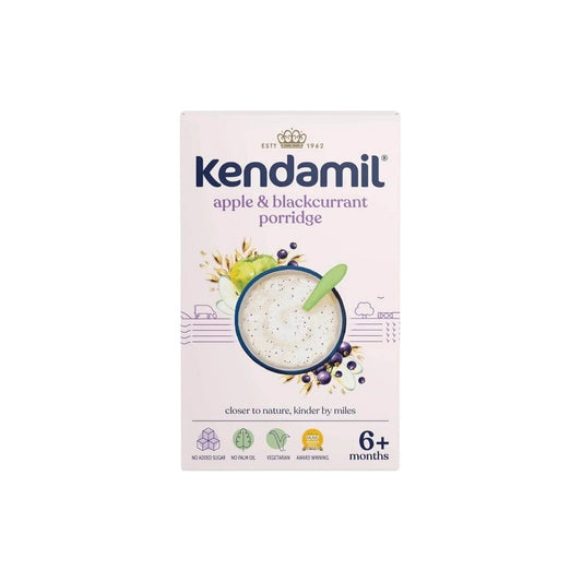 Kendamil Apple & Blackcurrant Porridge 6+ months 150g - mezetto ebebek ebebek