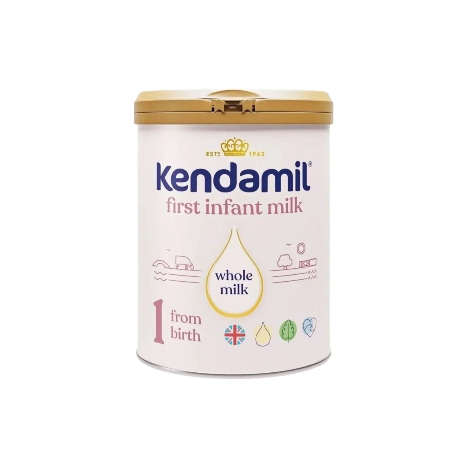 Kendamil Stage 1 First Infant Milk Formula from Birth 800g - mezetto ebebek ebebek