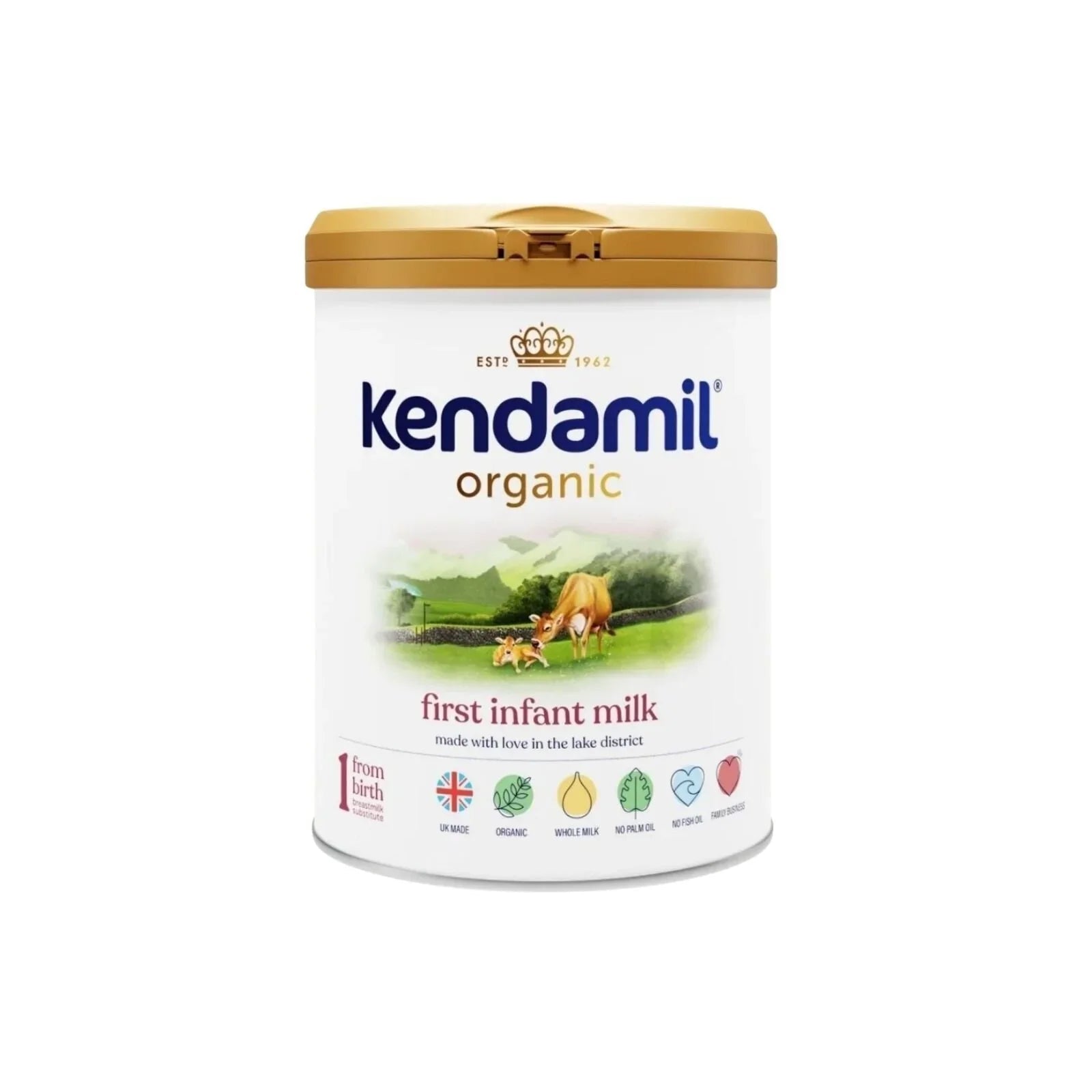 Kendamil Stage 1 Organic First Infant Milk Formula from Birth 800g - mezetto ebebek ebebek