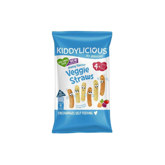 Kiddylicious Cheesy Straws Multi 9+ months 48g (4x12g) - mezetto ebebek ebebek