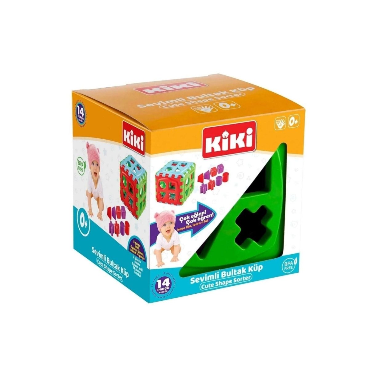 Kiki Cute Shape Sorter - mezetto ebebek ebebek