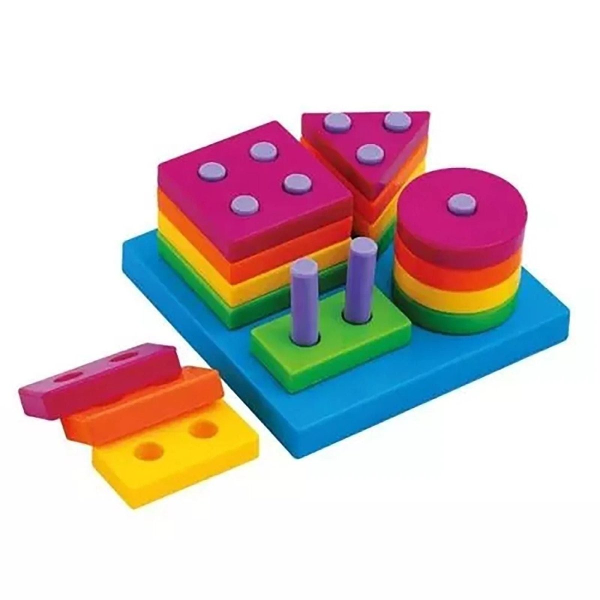 Kiki Geometric Shapes Puzzle - mezetto ebebek ebebek
