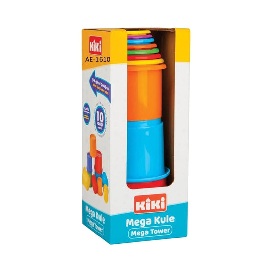 Kiki Mega Tower 10 pcs - mezetto ebebek ebebek
