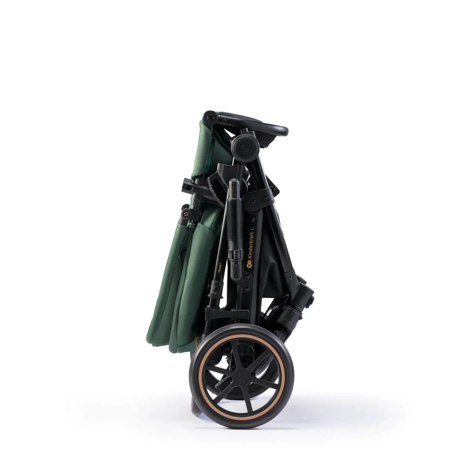 Kinderkraft 3 - in - 1 Mink Pro Prime 2 Travel System with Car Seat - Dark Green - mezetto ebebek ebebek