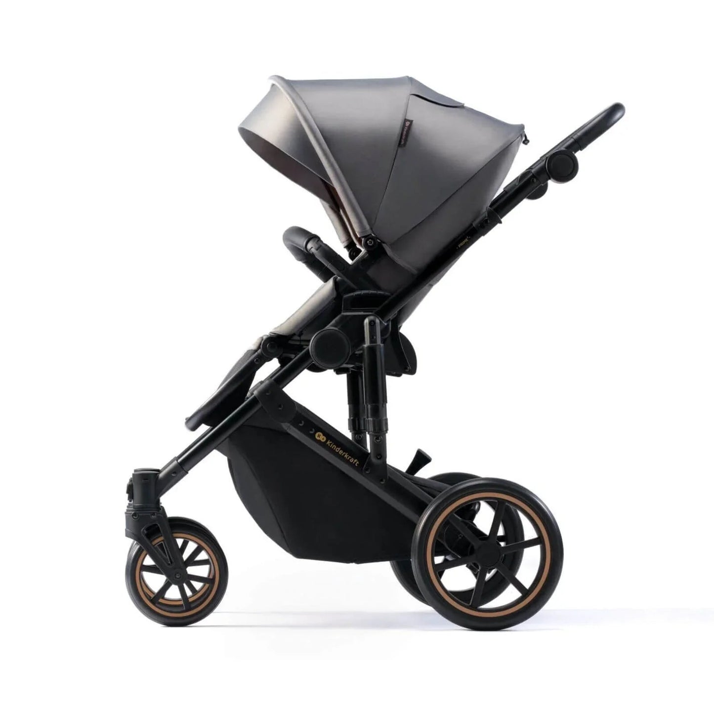 Kinderkraft 3 - in - 1 Mink Pro Prime 2 Travel System with Car Seat - Shadow Grey - mezetto ebebek ebebek