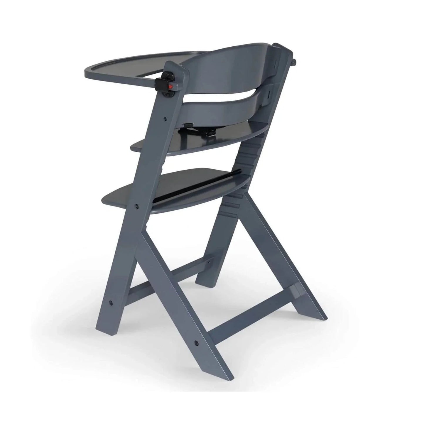 Kinderkraft Enock Wooden Highchair - Full Grey - mezetto ebebek ebebek