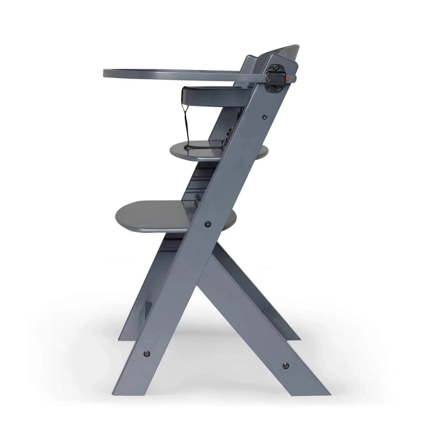Kinderkraft Enock Wooden Highchair - Full Grey - mezetto ebebek ebebek
