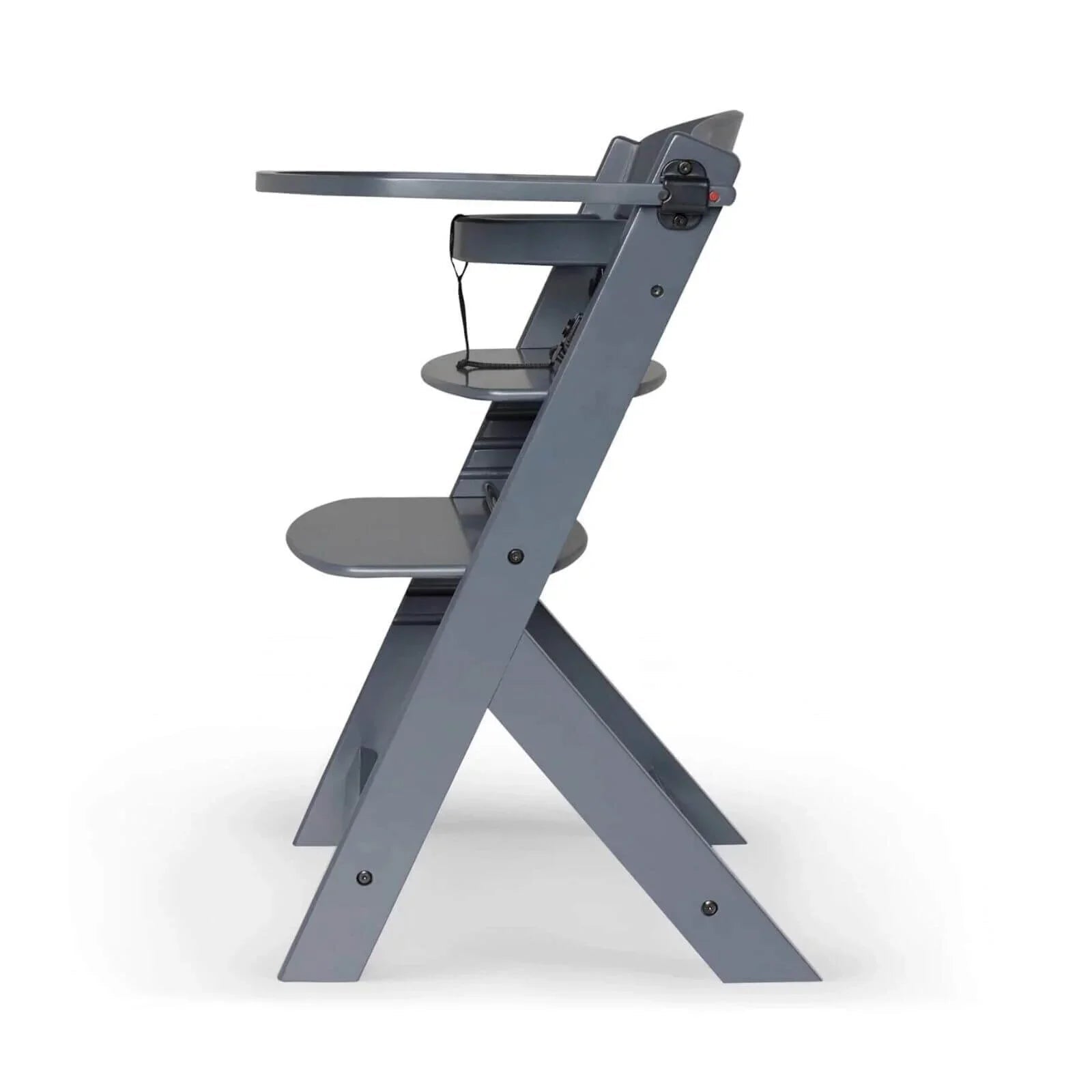 Kinderkraft Enock Wooden Highchair - Full Grey - mezetto ebebek ebebek