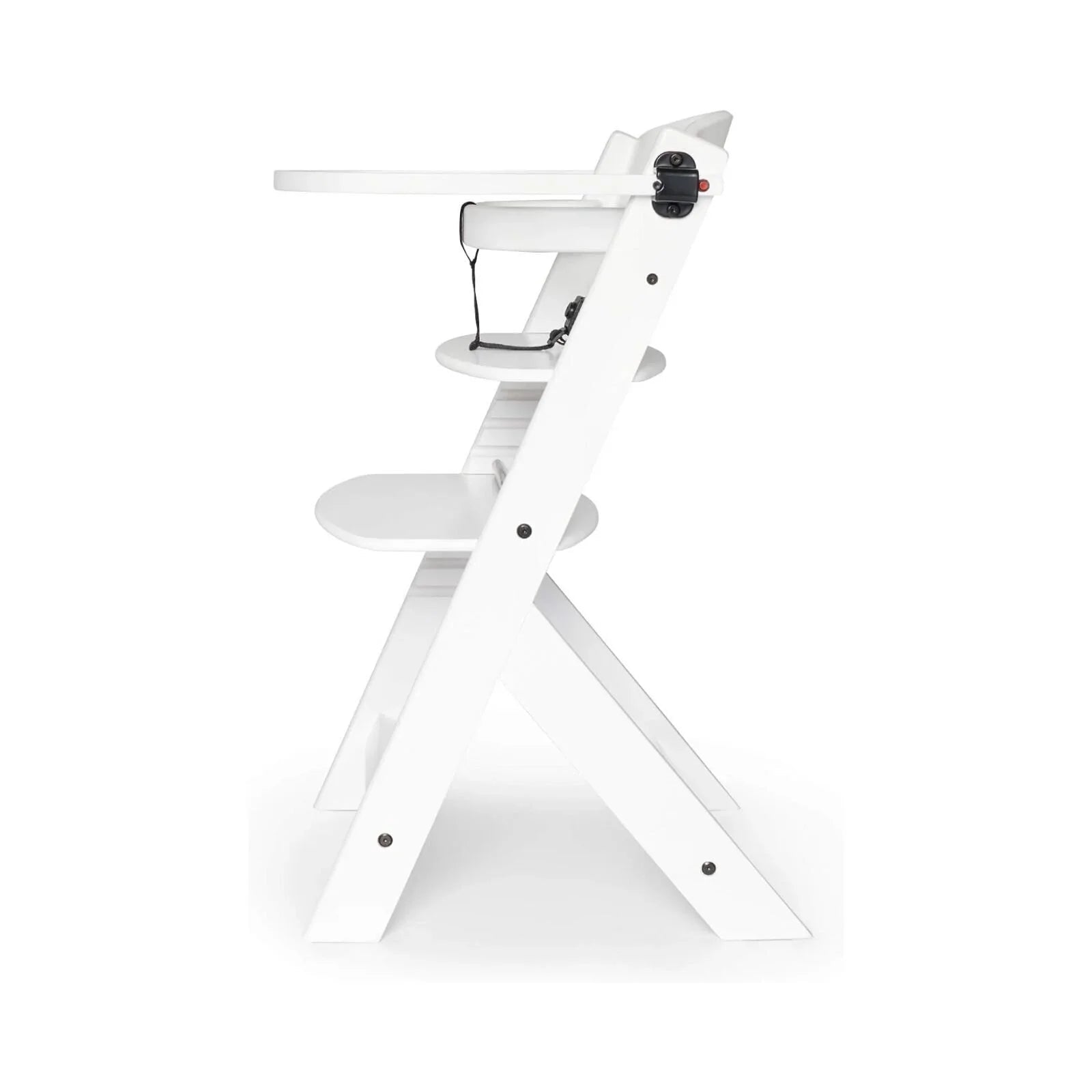 Kinderkraft Enock Wooden Highchair - White - mezetto ebebek ebebek