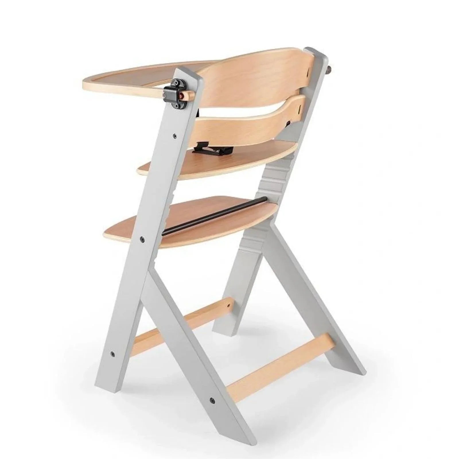 Kinderkraft Enock Wooden Highchair - Wooden Grey - mezetto ebebek ebebek