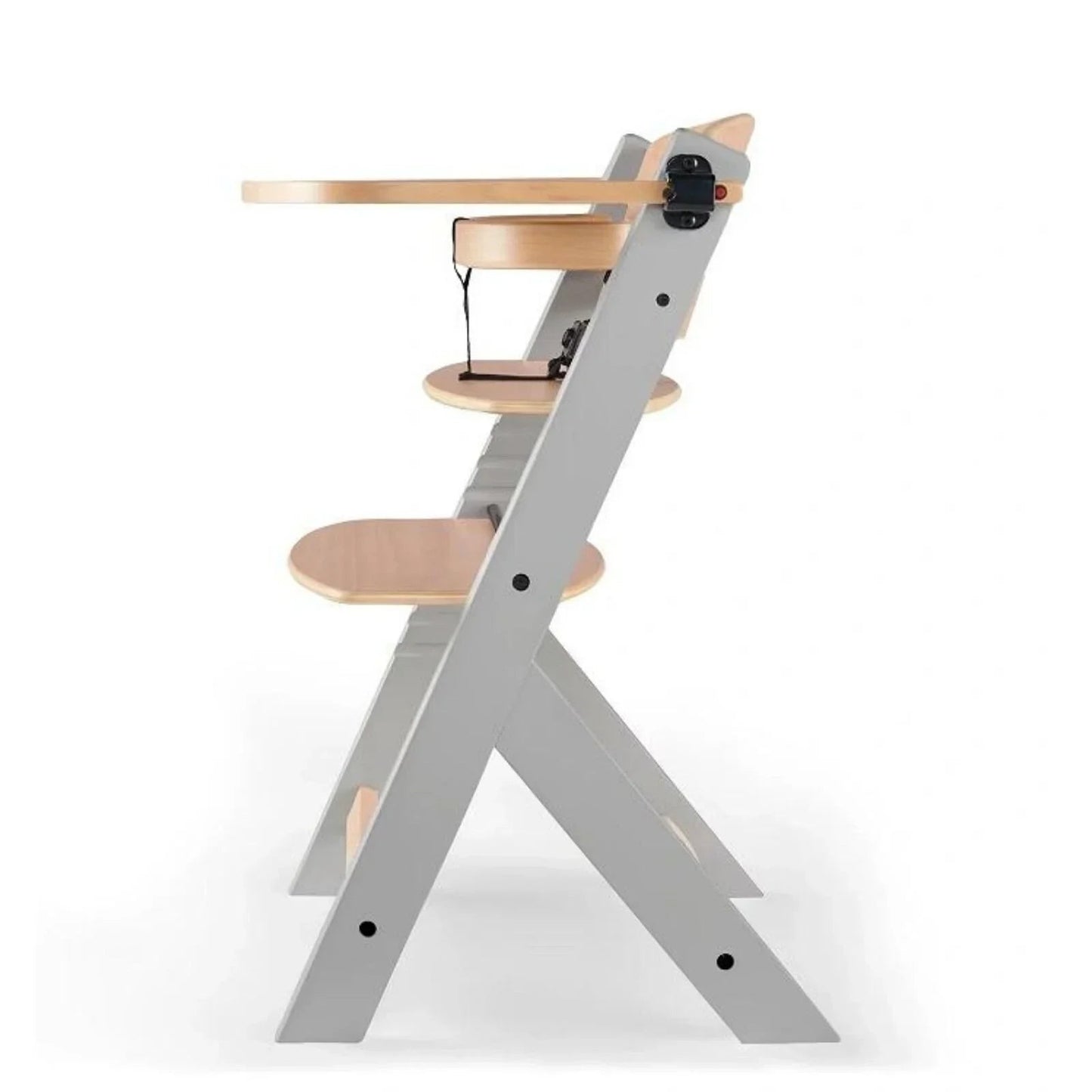 Kinderkraft Enock Wooden Highchair - Wooden Grey - mezetto ebebek ebebek