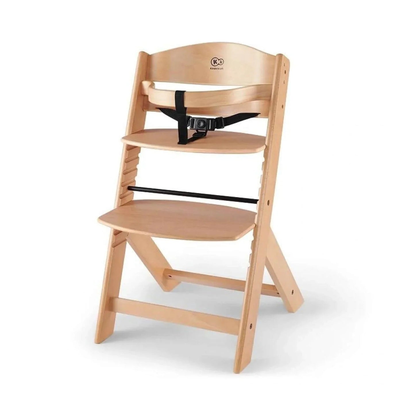 Kinderkraft Enock Wooden Highchair - Wooden Natural - mezetto ebebek ebebek