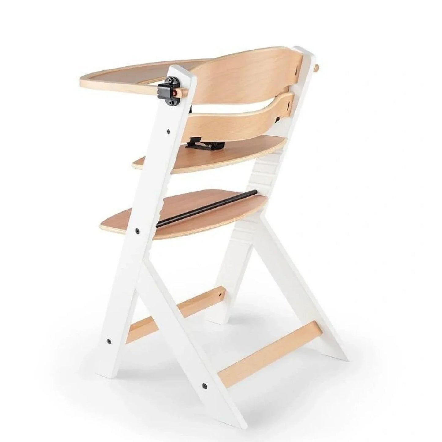 Kinderkraft Enock Wooden Highchair - Wooden White - mezetto ebebek ebebek