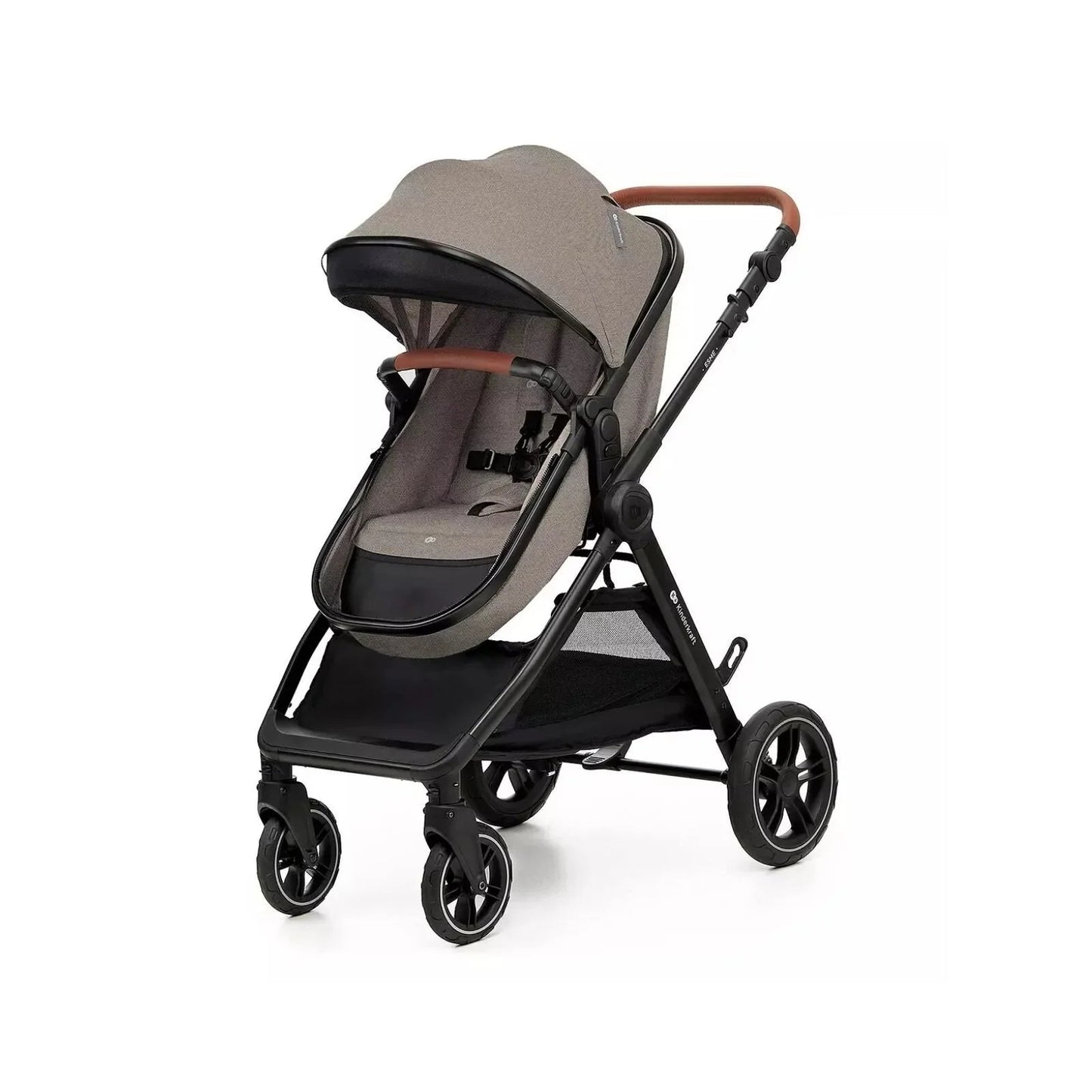 Kinderkraft Esme 3 - in - 1 Travel System with Mink Pro Car Seat - Sand Beige - mezetto ebebek ebebek