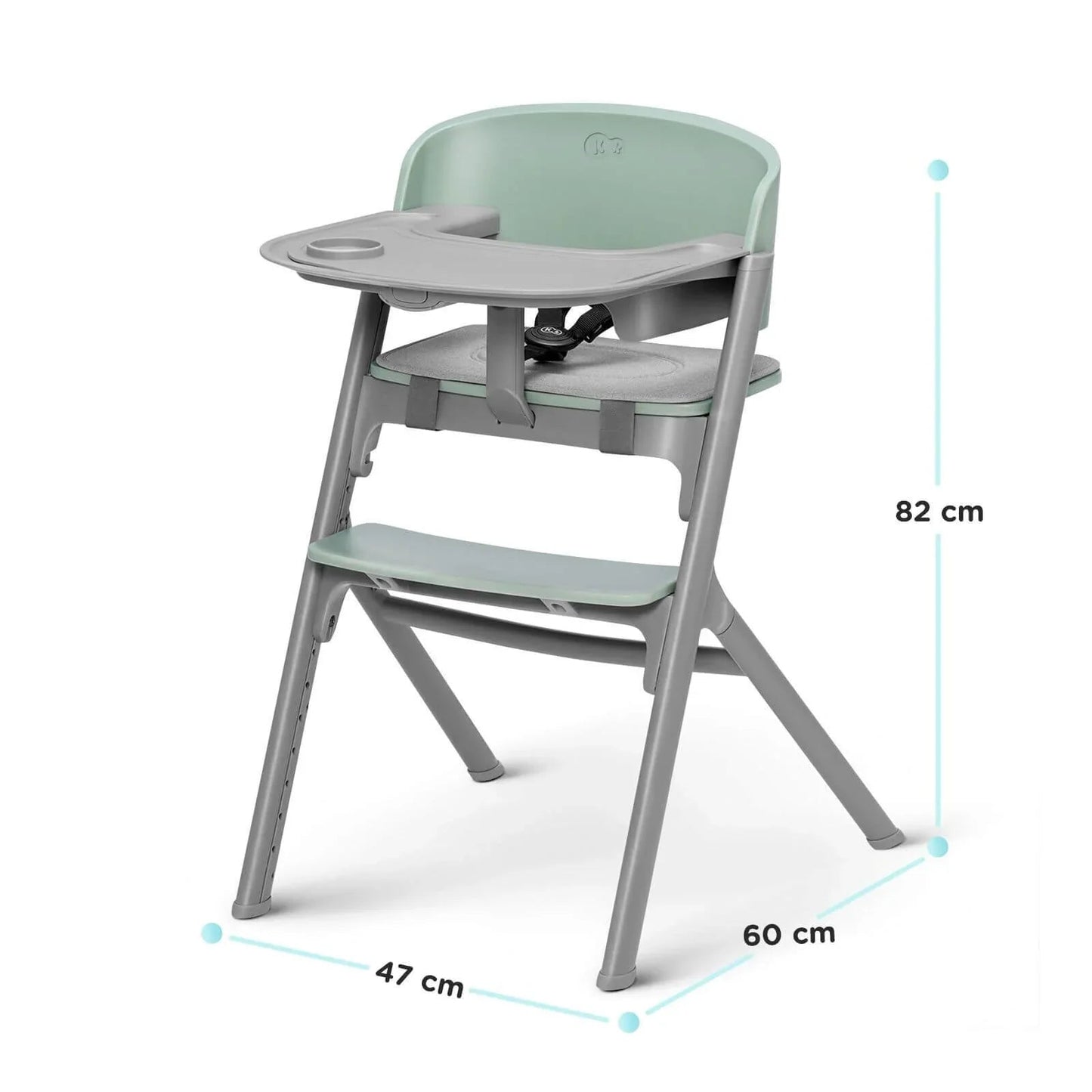 Kinderkraft Livy Highchair with Tray - Olive Green - mezetto ebebek ebebek