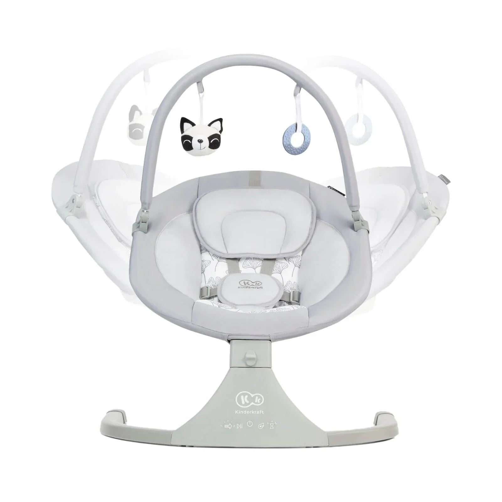 Kinderkraft Luli Swing & Bouncer - Grey - mezetto ebebek ebebek