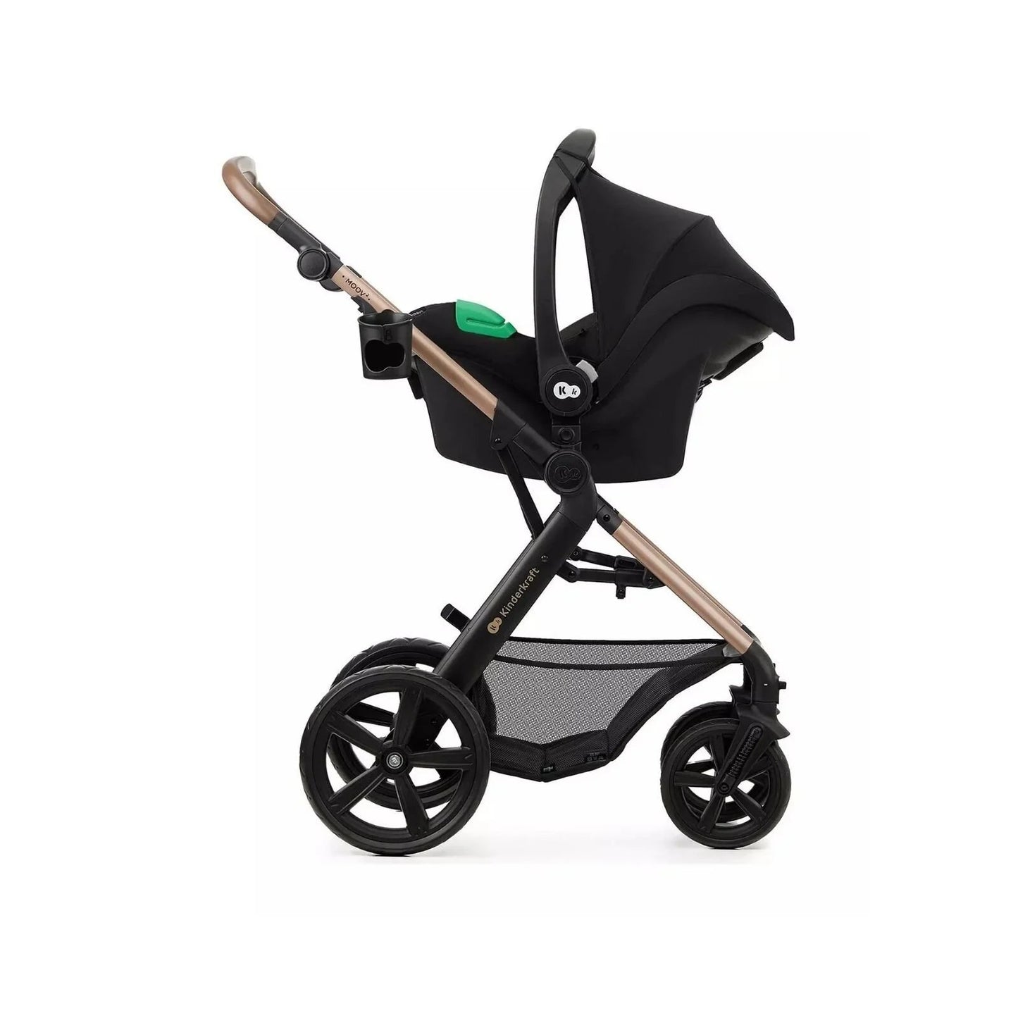 Kinderkraft Moov 2 3 - in - 1 Travel System - Beige - mezetto ebebek ebebek