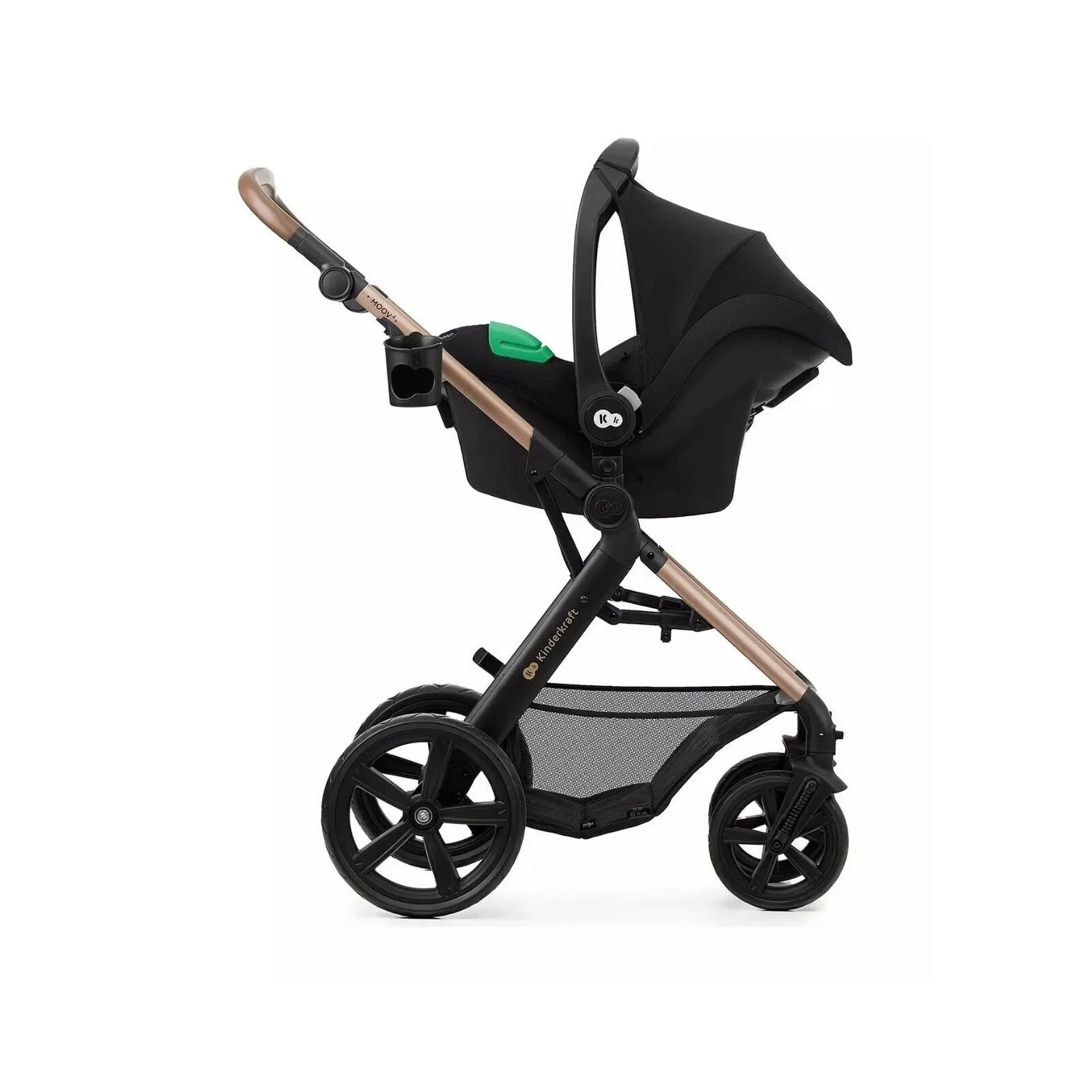 Kinderkraft Moov 2 3 - in - 1 Travel System - Beige - mezetto ebebek ebebek