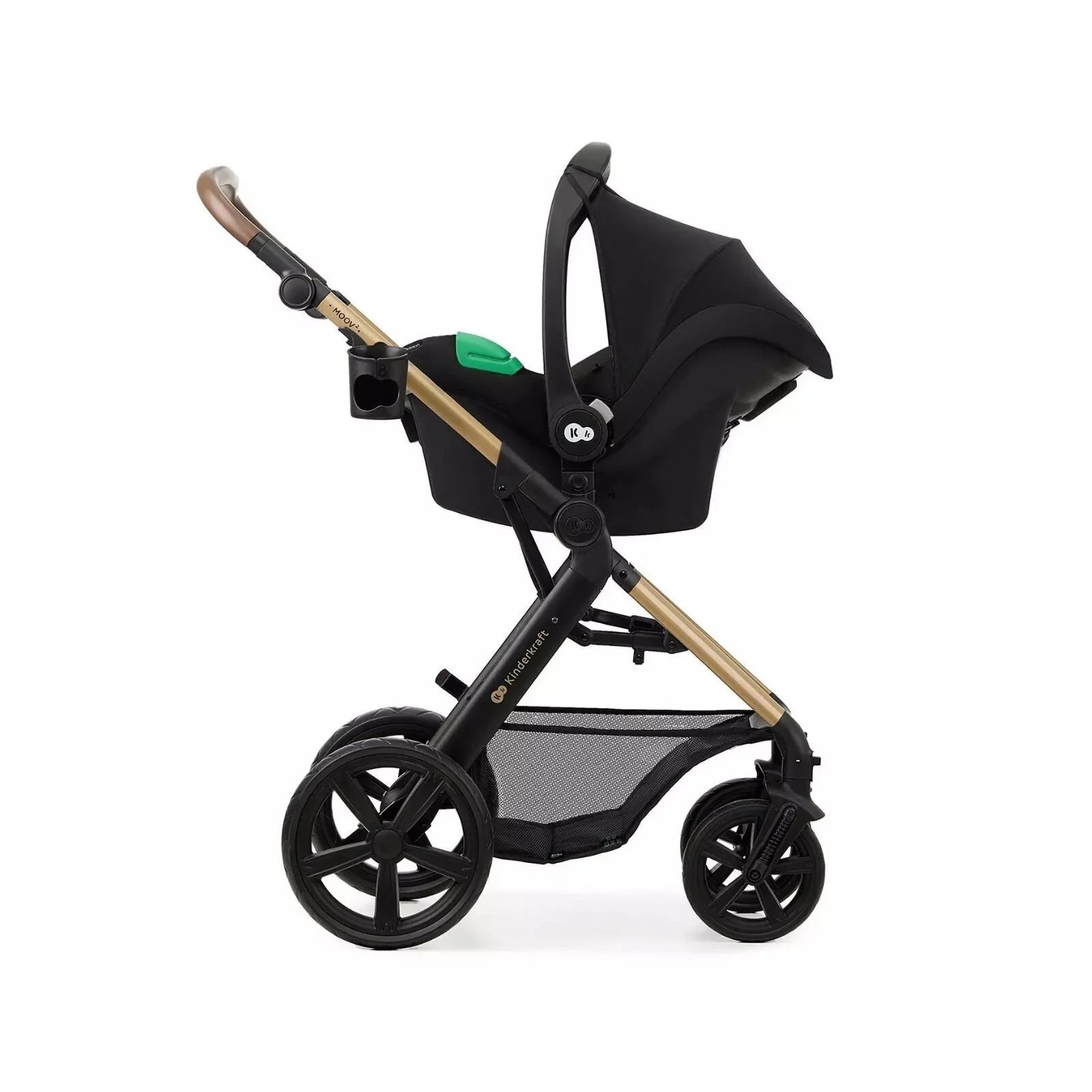 Kinderkraft Moov 2 3 - in - 1 Travel System - Black - mezetto ebebek ebebek