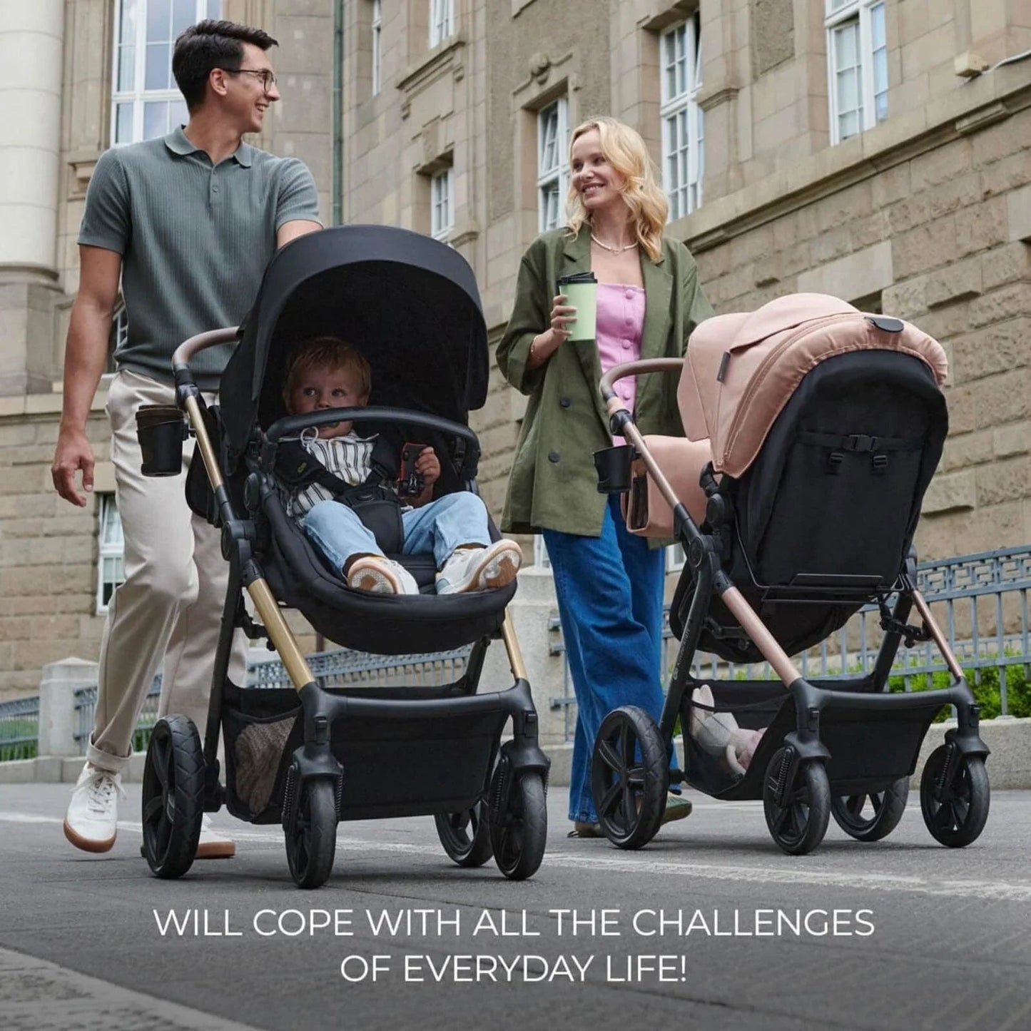 Kinderkraft Moov 2 3 - in - 1 Travel System - Black - mezetto ebebek ebebek