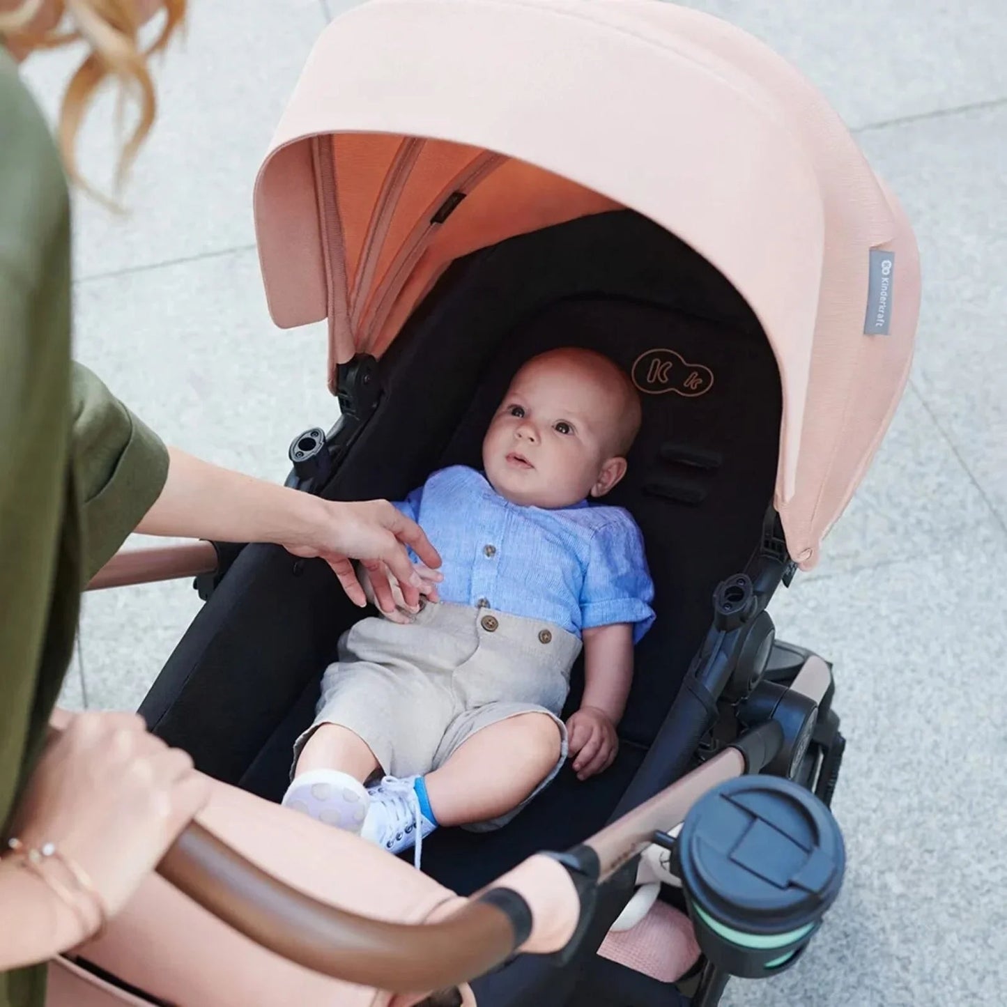 Kinderkraft Moov 2 3 - in - 1 Travel System - Grey - mezetto ebebek ebebek