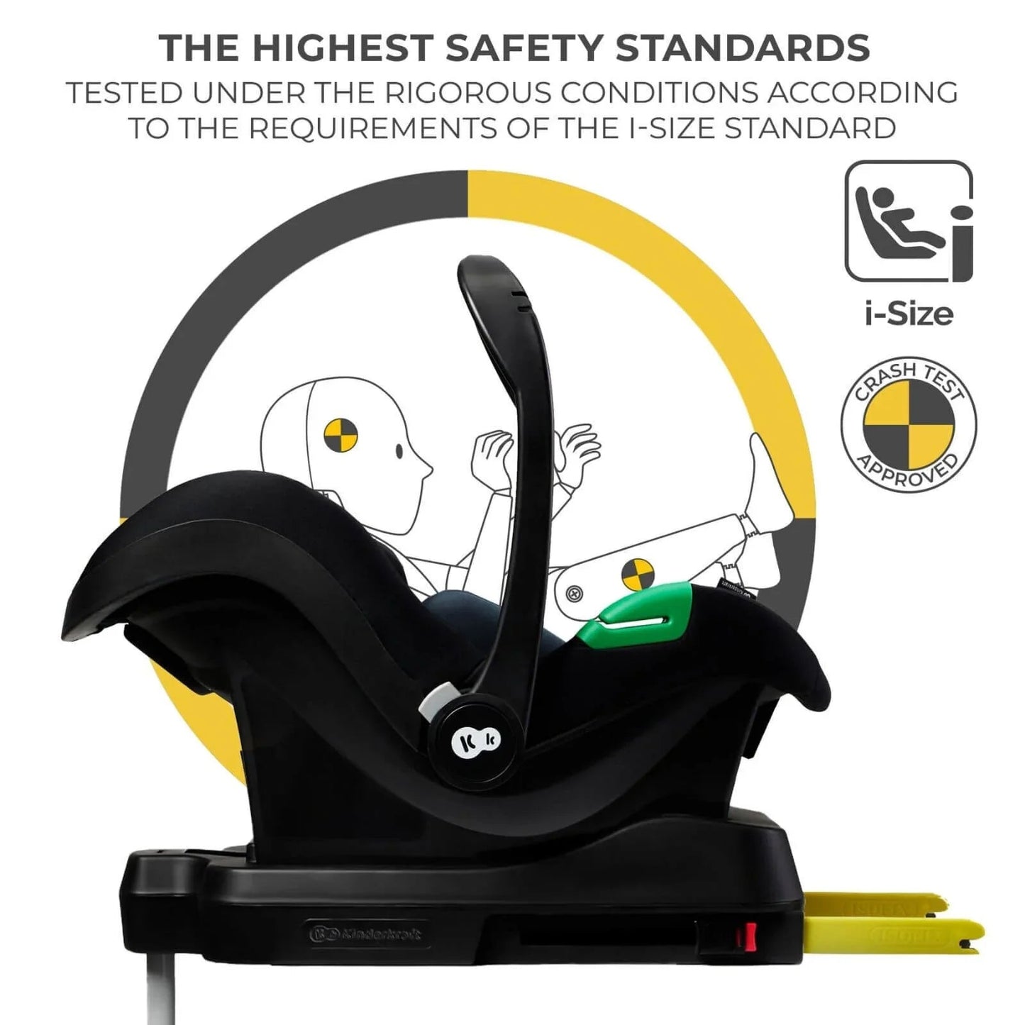 Kinderkraft Newly Mink Pro 4 - in - 1 Travel System - Classic Black - mezetto ebebek ebebek
