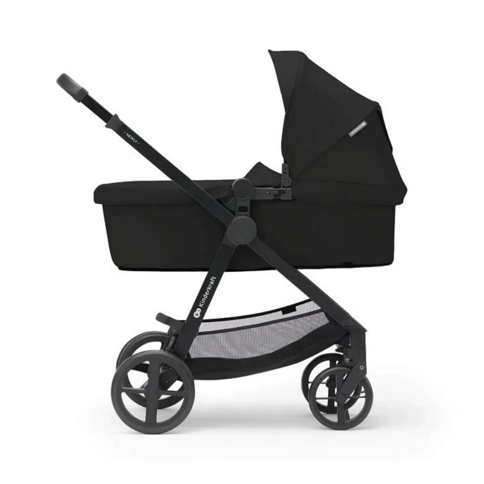 Kinderkraft Newly Mink Pro 4 - in - 1 Travel System - Classic Black - mezetto ebebek ebebek