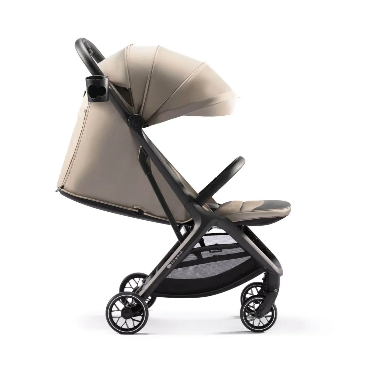 Kinderkraft Nubi 2 Auto - Folding Pushchair - Sand Beige - mezetto ebebek ebebek