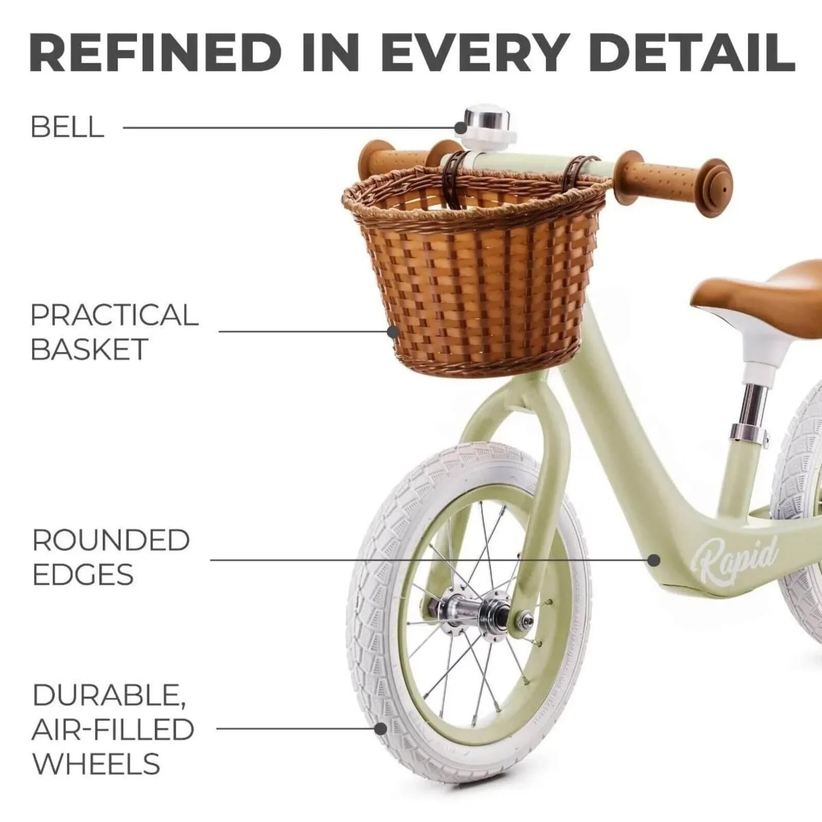 Kinderkraft Rapid 2 Balance Bike - mezetto ebebek ebebek