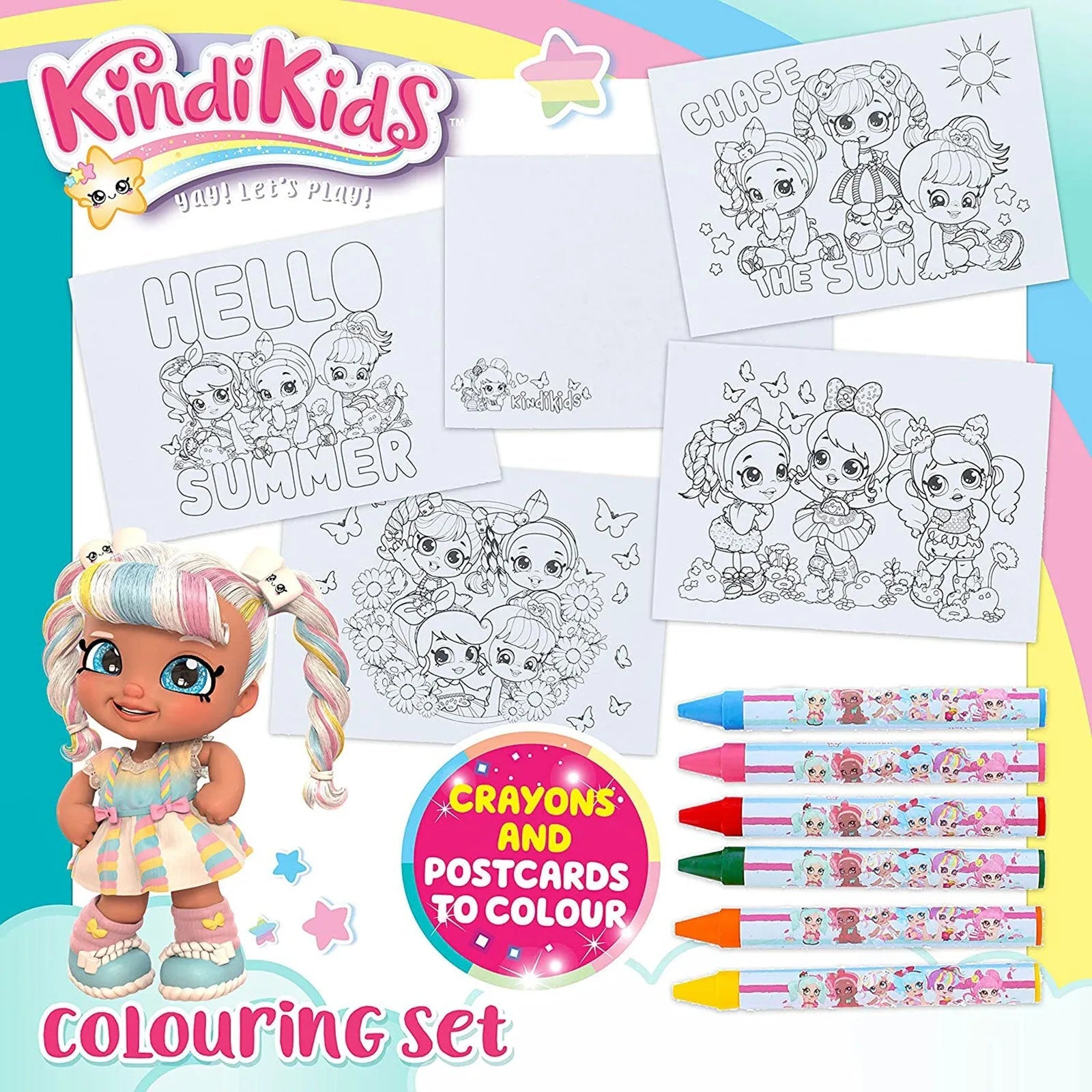 Kindi Kids Colouring Set - mezetto ebebek ebebek