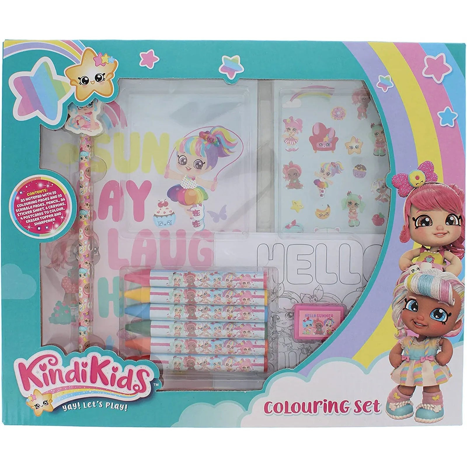 Kindi Kids Colouring Set - mezetto ebebek ebebek