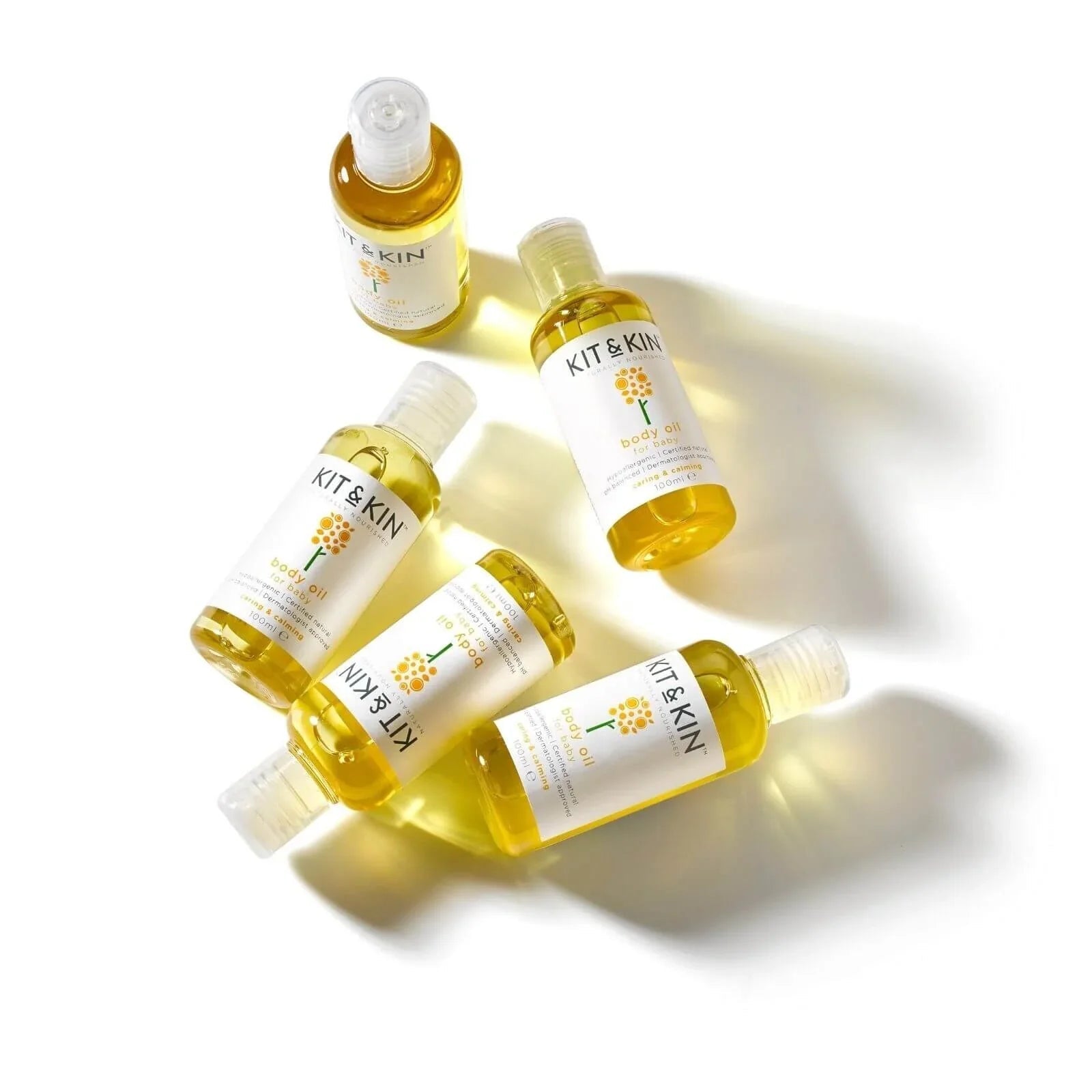 Kit & Kin Baby Oil 100ml - mezetto ebebek ebebek