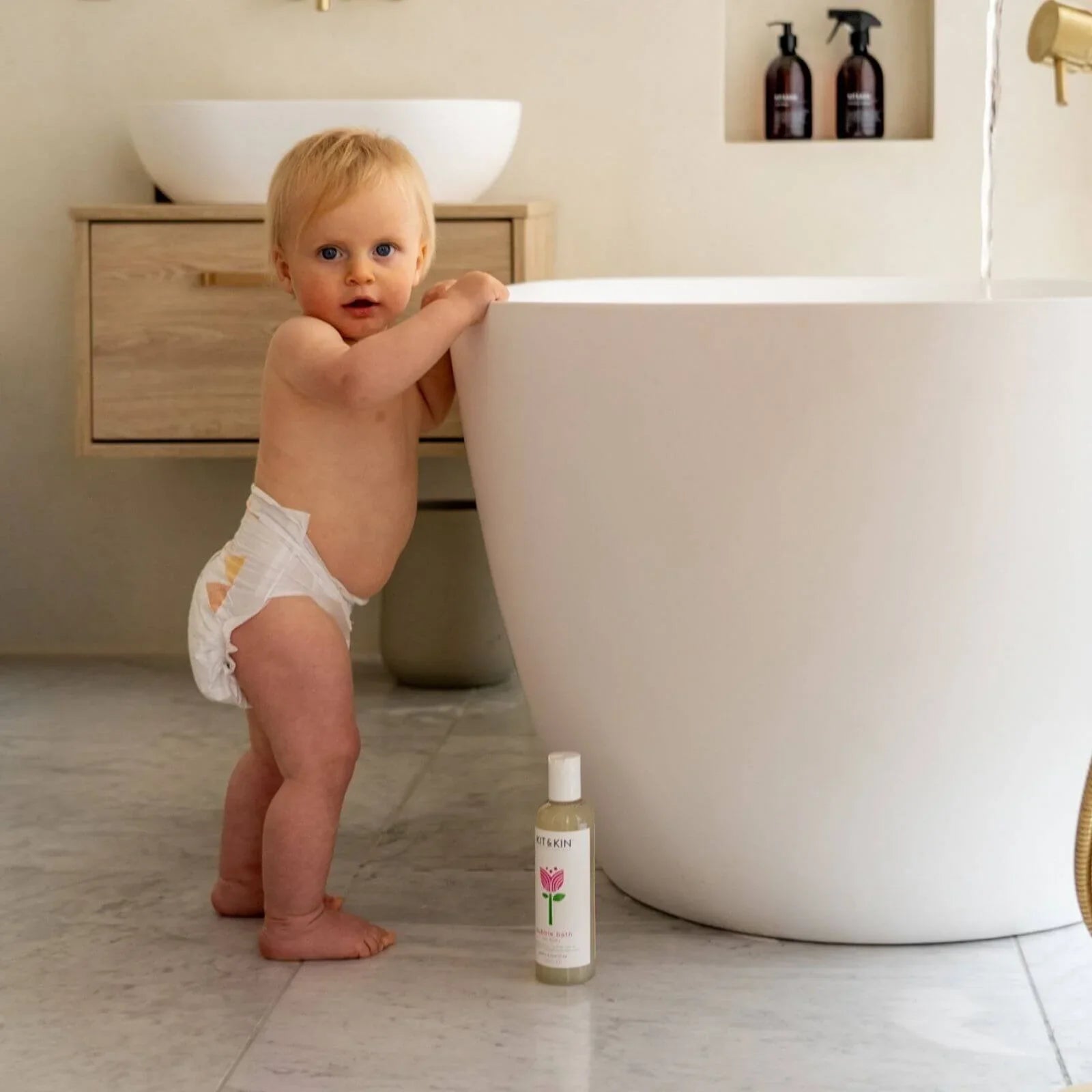 Kit & Kin Bubble Bath 250ml - mezetto ebebek ebebek