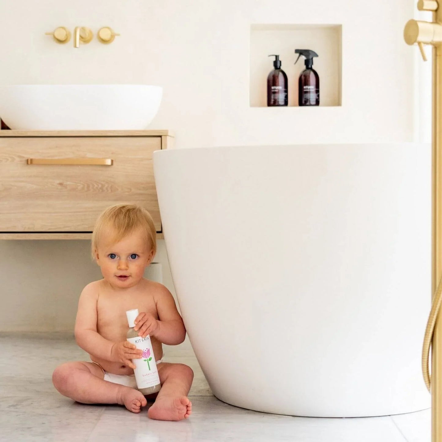 Kit & Kin Bubble Bath 250ml - mezetto ebebek ebebek