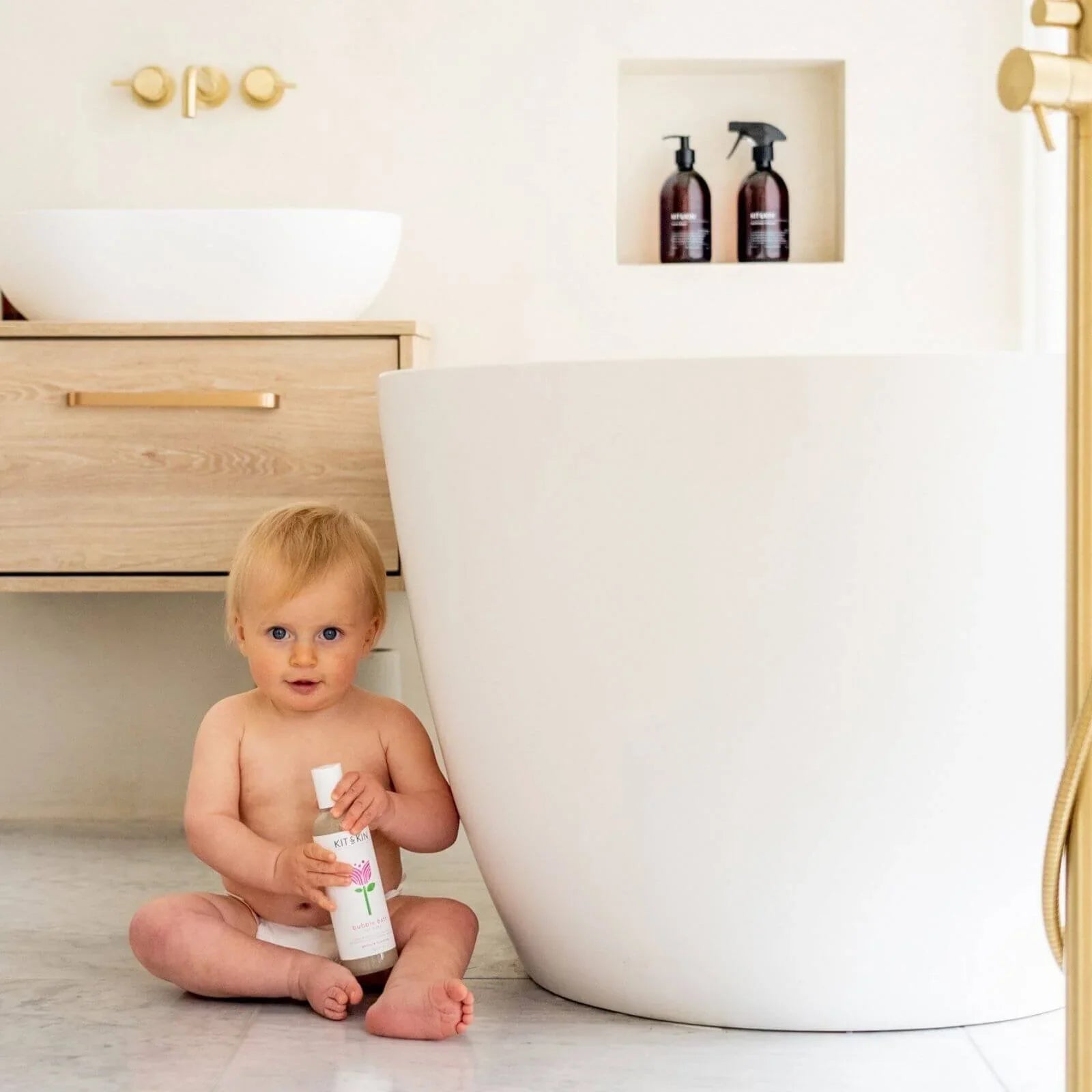 Kit & Kin Bubble Bath 250ml - mezetto ebebek ebebek