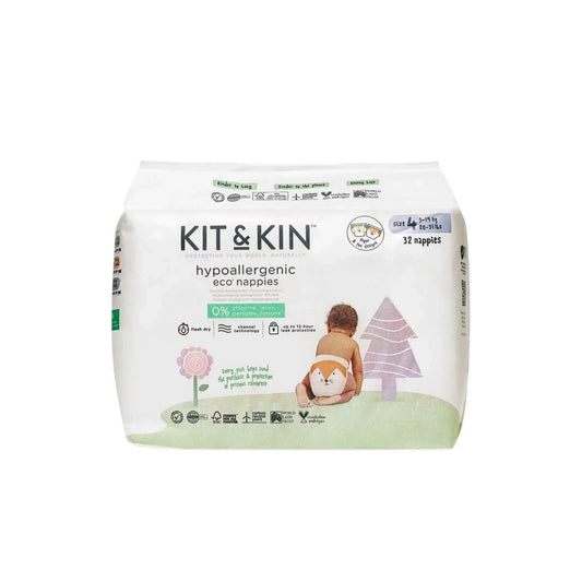 Kit & Kin Nappies Size 4 - 32 nappies - mezetto ebebek ebebek