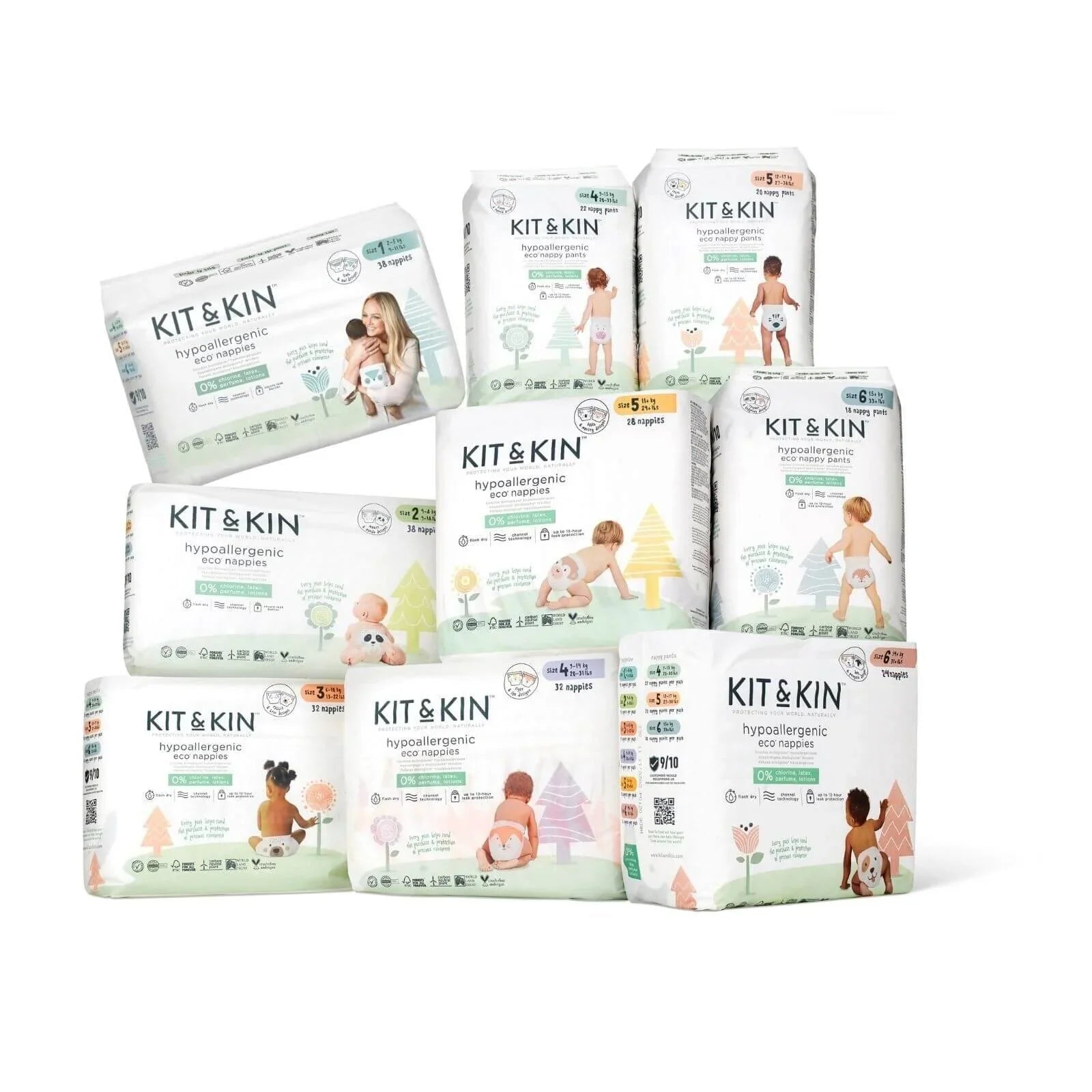Kit & Kin Nappies Size 6 - 24 nappies - mezetto ebebek ebebek