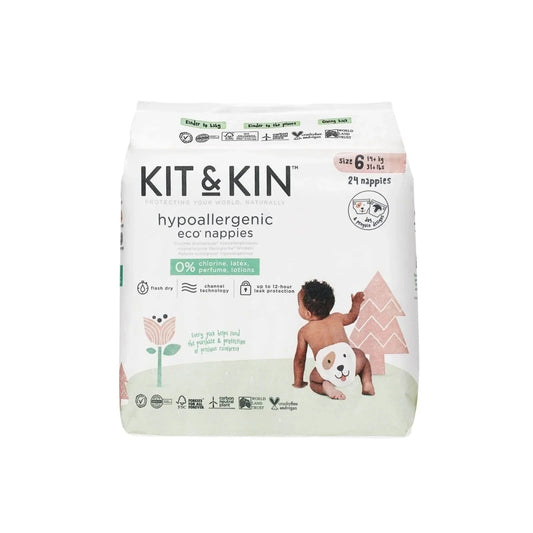 Kit & Kin Nappies Size 6 - 24 nappies - mezetto ebebek ebebek